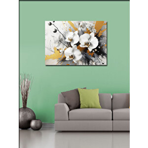 Kanvas Tablo Beyaz Orkideler 70x100 cm