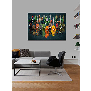 Kanvas Tablo Baharatlar Mutfak Temalı 70x100 cm