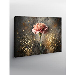 Kanvas Tablo Pembe Karanfil 70x100 cm