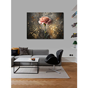 Kanvas Tablo Pembe Karanfil 70x100 cm