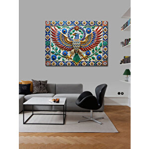 Kanvas Tablo Desenler Ve Kartal 100x140 cm