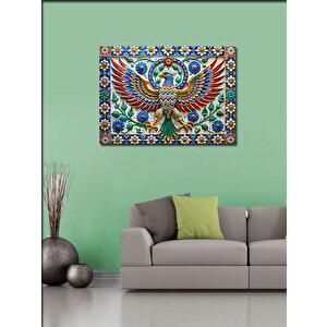Kanvas Tablo Desenler Ve Kartal 100x140 cm