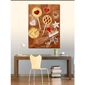 Kanvas Tablo Tatlı Atıştırmalıklar 100x140 cm