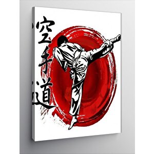 Kanvas Tablo Karate Temalı