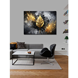 Kanvas Tablo Gold Yaprak 70x100 cm