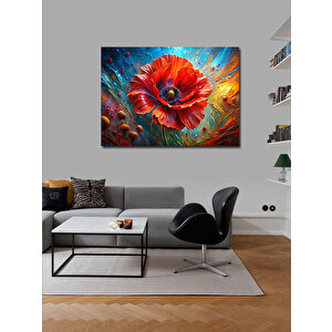 Kanvas Tablo Gelincik Çiçeği 70x100 cm