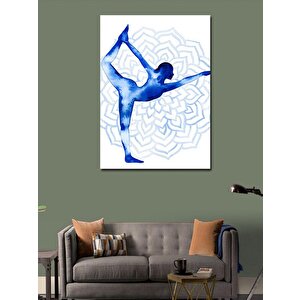 Kanvas Tablo Yoga Yapan Kadın 100x140 cm