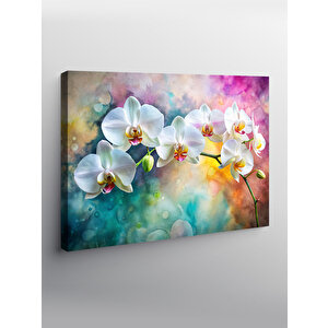 Kanvas Tablo Beyaz Orkideler 70x100 cm