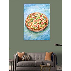 Kanvas Tablo Pizza Temalı
