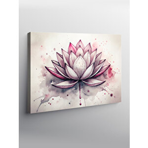Kanvas Tablo Lotus Çiçeği 70x100 cm