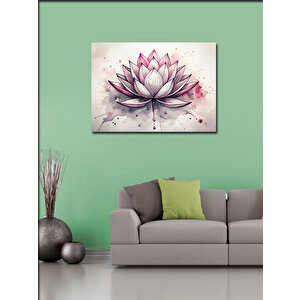 Kanvas Tablo Lotus Çiçeği 70x100 cm