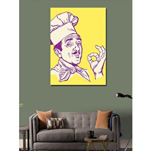 Kanvas Tablo Aşçı Mutfak Temalı 100x140 cm