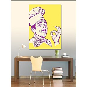 Kanvas Tablo Aşçı Mutfak Temalı 100x140 cm