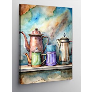 Kanvas Tablo Mutfak Araçları 100x140 cm