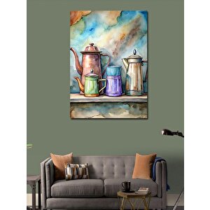 Kanvas Tablo Mutfak Araçları 100x140 cm