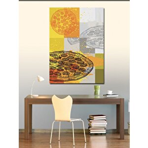 Kanvas Tablo Pizza 70x100 cm