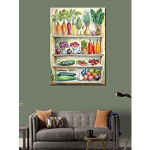 Kanvas Tablo Mutfak Temalı 70x100 cm