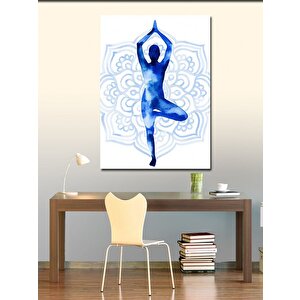 Kanvas Tablo Yoga Yapan Kadın