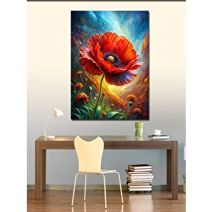 Kanvas Tablo Gelincik Çiçeği 100x140 cm