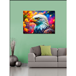 Kanvas Tablo Asil Kartal 100x140 cm