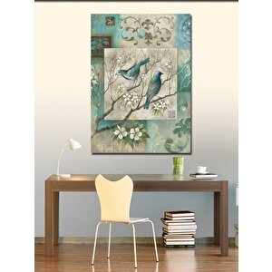 Kanvas Tablo Daldaki Serçeler 100x140 cm