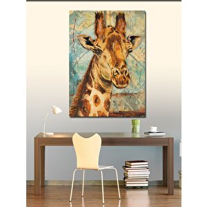 Kanvas Tablo Sevimli Zürafa 70x100 cm