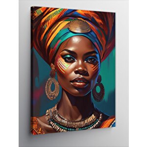 Kanvas Tablo Afrikalı Kadın