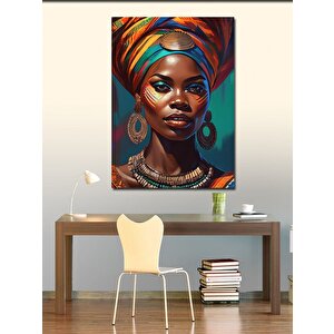 Kanvas Tablo Afrikalı Kadın