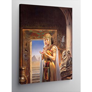 Kanvas Tablo Makyajlı Afrikalı