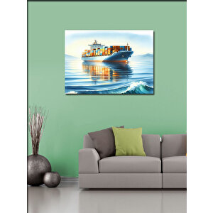 Kanvas Tablo Yük Gemisi 70x100 cm