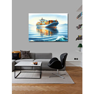 Kanvas Tablo Yük Gemisi 70x100 cm