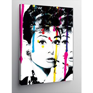 Kanvas Tablo Audrey Hepburn 70x100 cm