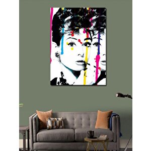 Kanvas Tablo Audrey Hepburn 70x100 cm