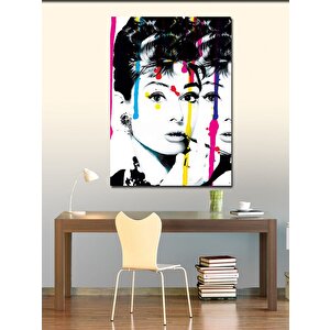 Kanvas Tablo Audrey Hepburn 70x100 cm