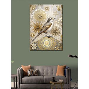 Kanvas Tablo Desenler Ve Serçe 70x100 cm