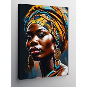 Kanvas Tablo Afrikalı Kadın