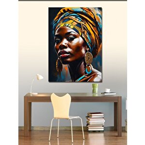Kanvas Tablo Afrikalı Kadın