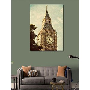 Kanvas Tablo İngiltere Saat Kulesi 100x140 cm