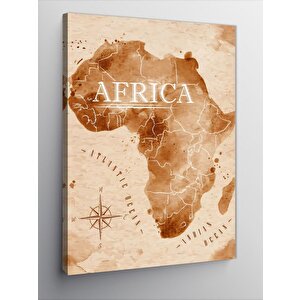Kanvas Tablo Afrika Kıtası 70x100 cm