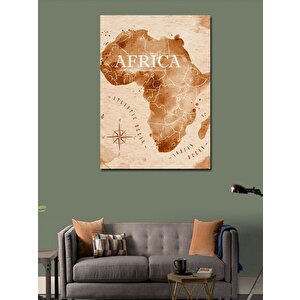 Kanvas Tablo Afrika Kıtası 70x100 cm