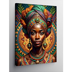 Kanvas Tablo Afrikalı Kadın