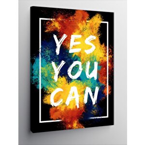 Kanvas Tablo Yes You Can 70x100 cm