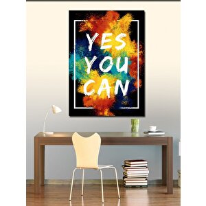 Kanvas Tablo Yes You Can 70x100 cm