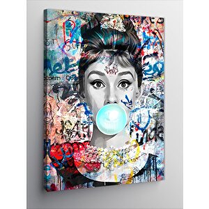 Kanvas Tablo Audrey Hepburn Pop Art