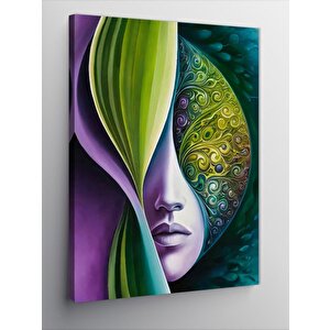 Kanvas Tablo Soyut İnsan 100x140 cm