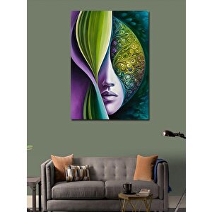 Kanvas Tablo Soyut İnsan 100x140 cm