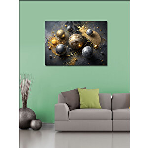 Kanvas Tablo Soyut Gezegenler 70x100 cm