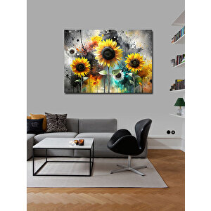 Kanvas Tablo Ayçiçekleri 100x140 cm