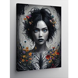 Kanvas Tablo Gotik Kadın 70x100 cm