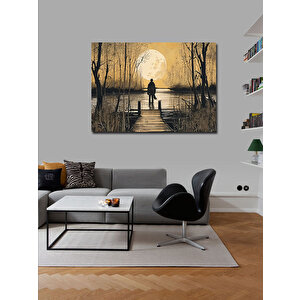 Kanvas Tablo Sonbahar Temalı 100x140 cm